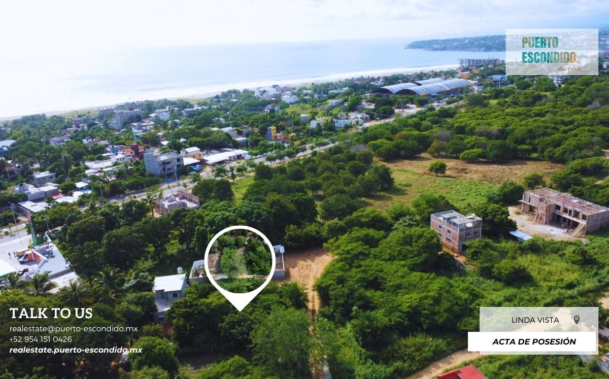 Land Puerto Escondido of 250m2 / Linda vista Real Estate Puerto Escondido
