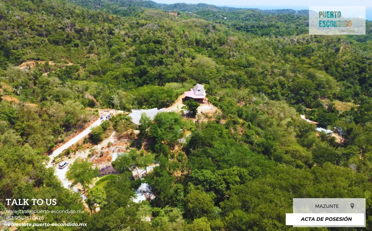 Amazing 4 Hectares Ocean View Land in Mazunte Oaxaca Real Estate