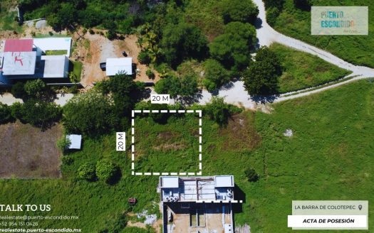 Ocean View Lot In La Barra de Colotepec