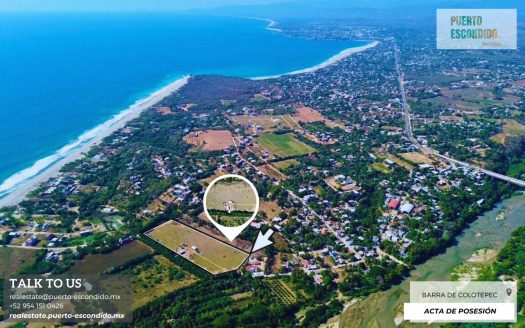 Wonderful Lots in La Barra de Colotepec a Few Meters From the Beach