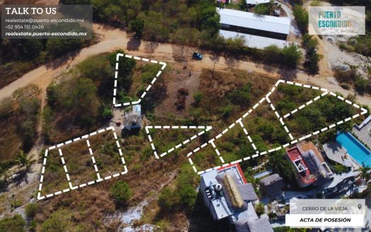 Amazing 10 lots for sale at Cerro de la Vieja, Playa Delfín