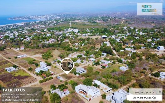 Magnificent adjoining lots in Emiliano Zapata, Puerto Escondido (SOLD)
