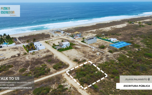 Amazing lot just a block from the beach at Playa Palmarito