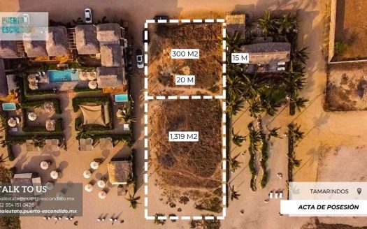 Amazing 300 M2 Beachfront Lot in Tamarindos – Sold
