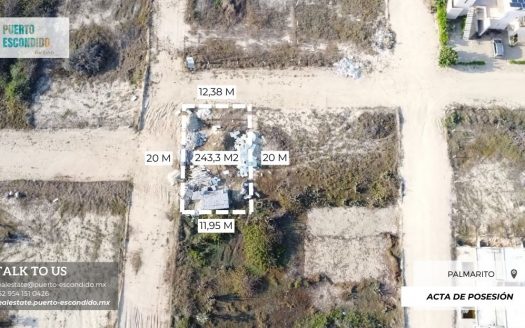 (SOLD) Second Row Beach Parcel in Palmarito