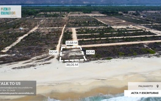 Terreno Frente al Mar de 2060m2