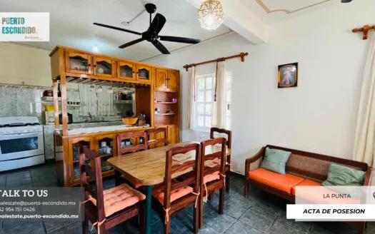 Gran Propiedad en La Punta Zicatela a 3 cuadras de la playa