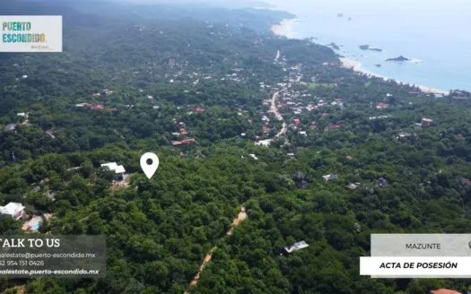 Elevated Ocean-View Lot in Mazunte