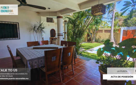 Casa de Lujo en Punta Zicatela – Vendida