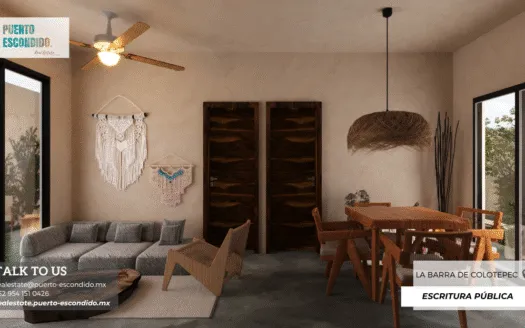 Casas de 1 y 2 Dormitorios con Vistas al Mar